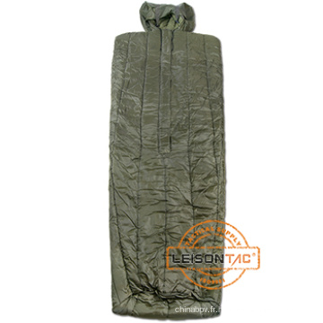 Sac de couchage militaire avec fermeture à glissière/bas sac de couchage pour usage extérieur